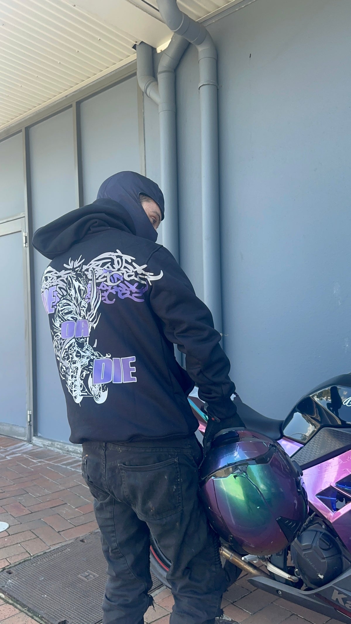 Men's BalaBiker V2 – Black & Lilac