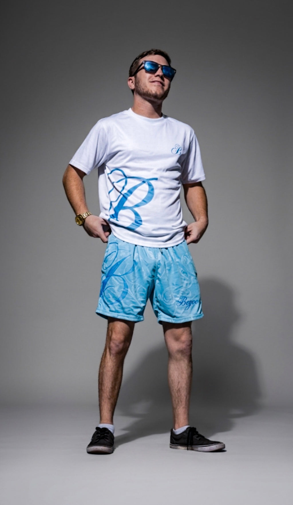 Marine Green Shorts