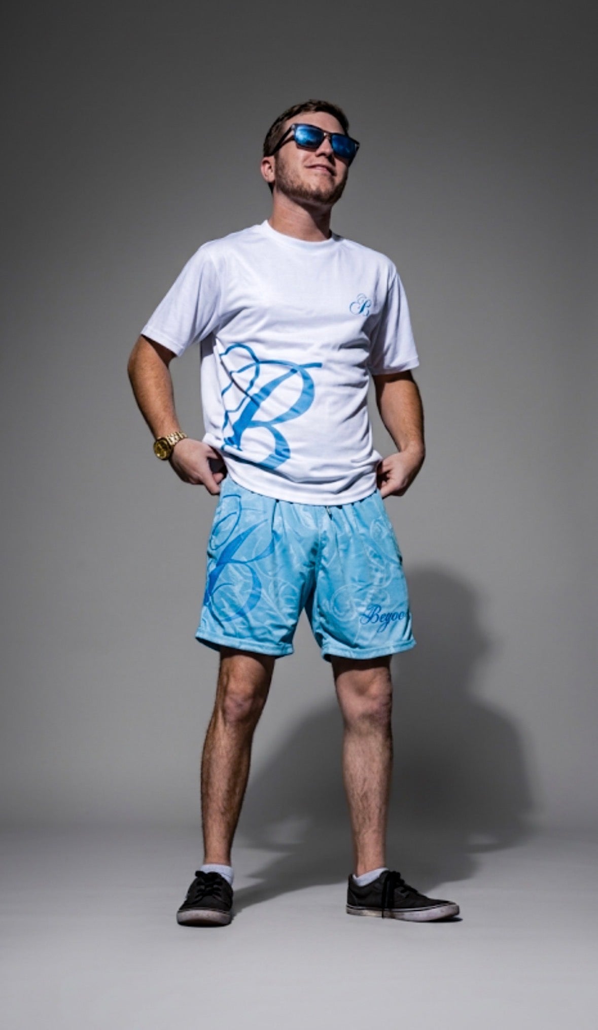 Marine Green Shorts