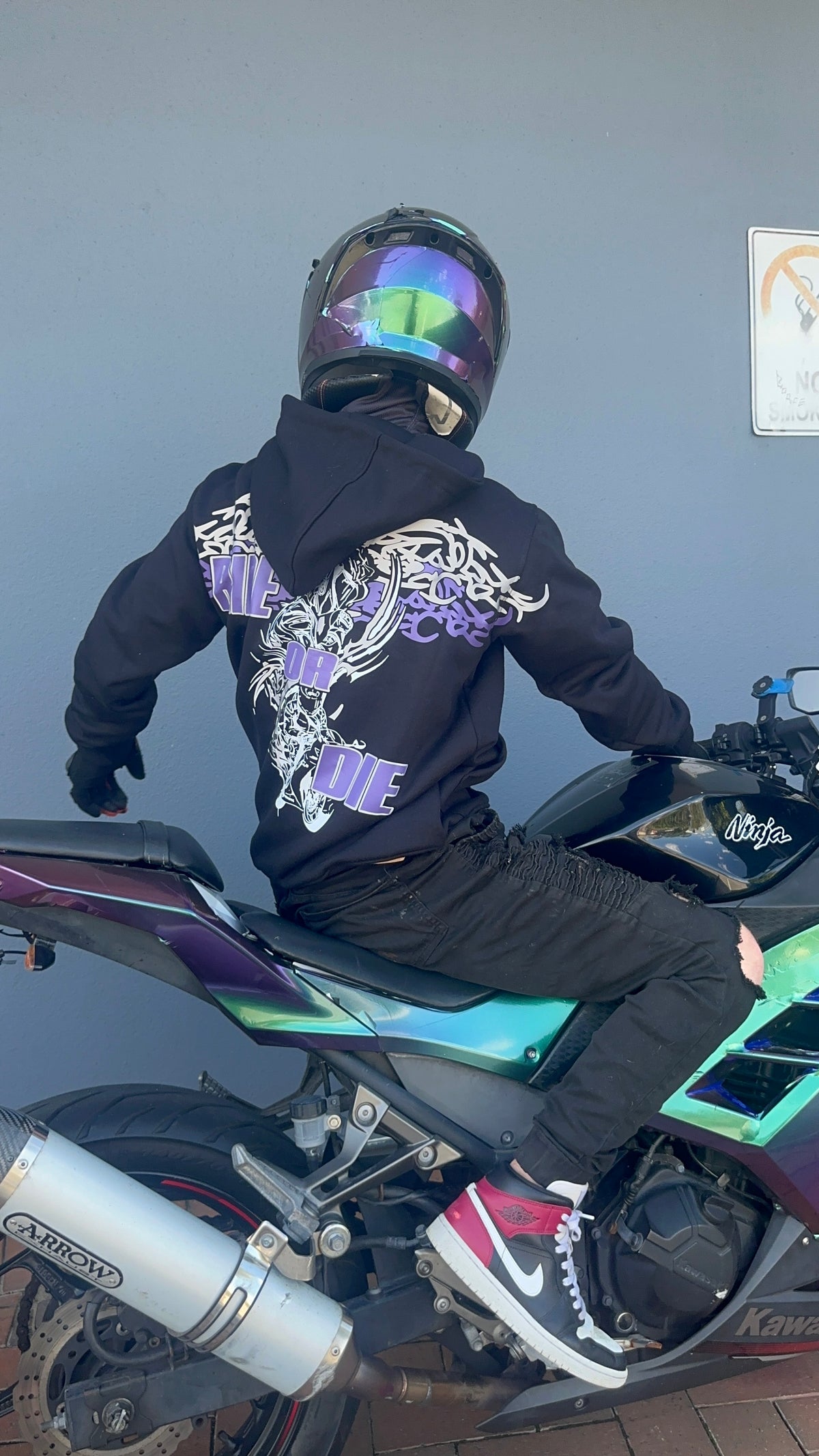 Men's BalaBiker V2 – Black & Lilac