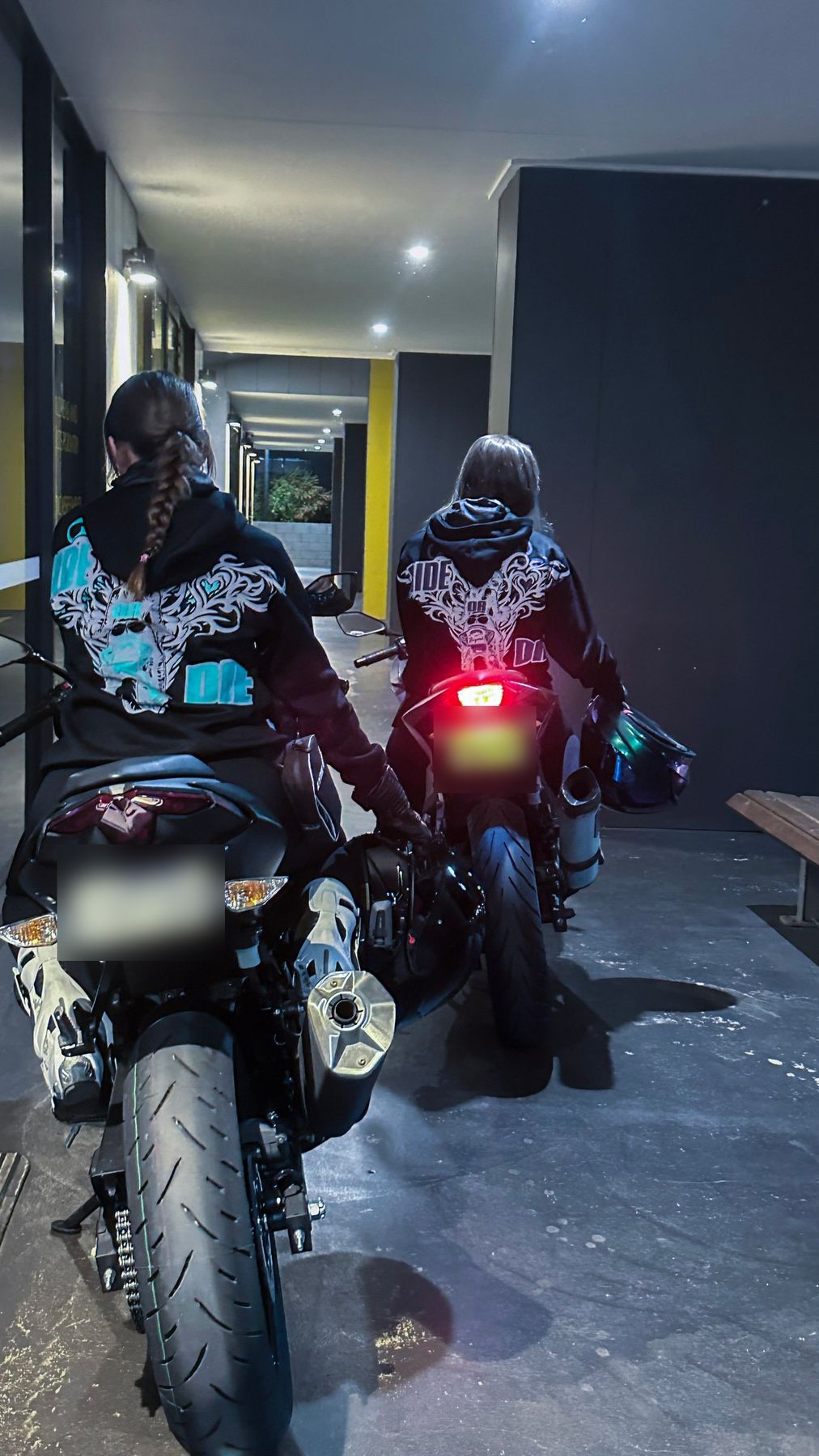 Beyond rider wearing a BalaBiker hoodie