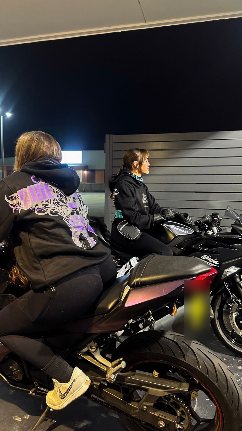 Beyond rider wearing a BalaBiker hoodie