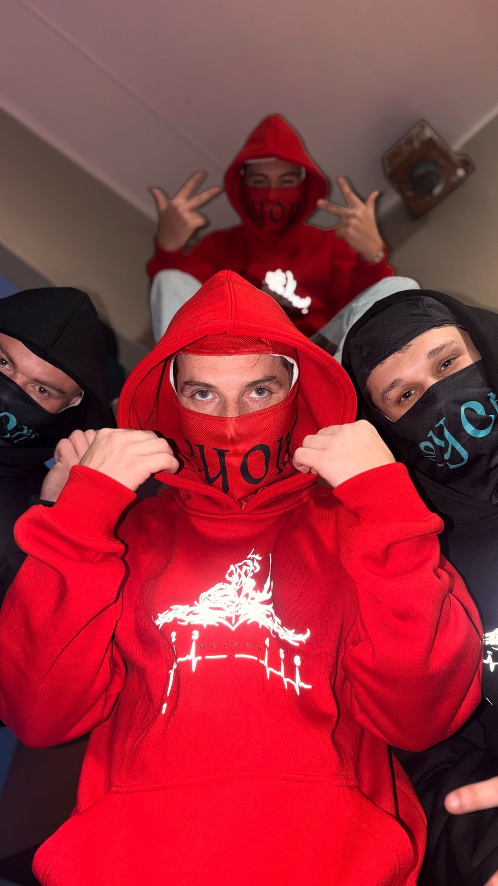 Beyond rider wearing a BalaBiker hoodie